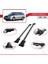 Skoda Octavia (1u) 1996-2004 Arası ile Uyumlu Fly Model Ara Atkı Tavan Barı Gri 2 Adet 4