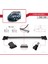 Citroen Berlingo 2 (B9) 2008-2018 Arası ile Uyumlu Fly Model Ara Atkı Tavan Barı Gri 3 Adet 3