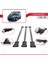 Citroen Berlingo 2 (B9) 2008-2018 Arası ile Uyumlu Fly Model Ara Atkı Tavan Barı Gri 3 Adet 4