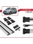 Kia Carnival 2 (Vq) 2006-2014 Arası ile Uyumlu Fly Model Ara Atkı Tavan Barı Gri 2 Adet 5