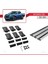 Mitsubishi L200 V 2015-2023 Arası ile Uyumlu Fly Model Ara Atkı Tavan Barı Gri 3 Adet 5