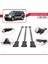 Mitsubishi Pajero (V60) 5 Kapı 1999-2006 Arası ile Uyumlu Fly Model Ara Atkı Tavan Barı Gri 3 Adet 4