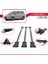 Hyundai Trajet 2000-2008 Arası ile Uyumlu Fly Model Ara Atkı Tavan Barı Gri 3 Adet 4