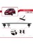 Ford Fiesta 6 Pre-Facelift 2009-2012 Arası ile Uyumlu Ace-4 Ara Atkı Tavan Barı Siyah 2 Adet 3