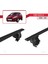 Ford Fiesta 6 Pre-Facelift 2009-2012 Arası ile Uyumlu Ace-4 Ara Atkı Tavan Barı Siyah 2 Adet 4