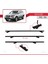 Volvo XC90 2003-2014 Arası ile Uyumlu Basıc Model Ara Atkı Tavan Barı Siyah 2 Adet 5