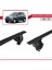 Daihatsu Terios 2 (J200/F700) 2006-2017 Arası ile Uyumlu Ace-4 Ara Atkı Tavan Barı Siyah 2 Adet 4