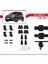 Fiat Panda 3 (319) 2012-2024 Arası ile Uyumlu Ace-4 Ara Atkı Tavan Barı Siyah 2 Adet 5