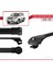 Toyota Land Cruiser V8 (J200) 2008-2021 Arası ile Uyumlu Ace-1 Ara Atkı Tavan Barı Siyah 3 Adet 3