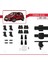 Hyundai I10 Iı (Ia) Post-Facelift 2017-2019 Arası ile Uyumlu Ace-4 Ara Atkı Tavan Barı Siyah 2 Adet 5