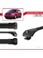 Kia Grand Carnival 2 (Vq) 2006-2014 Arası ile Uyumlu Ace-1 Ara Atkı Tavan Barı Siyah 3 Adet 3