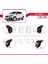 Opel Mokka A (J13) 2012-2016 Arası ile Uyumlu Ace-2 Ara Atkı Tavan Barı Gri 2 Adet 5