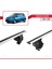 Suzuki Celerio 2 (Fe) 2014-2021 Arası ile Uyumlu Ace-4 Ara Atkı Tavan Barı Gri 2 Adet 4