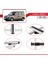 Vauxhall Combo D 2012-2018 Arası ile Uyumlu Basıc Model Ara Atkı Tavan Barı Gri 3 Adet 4