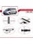Toyota Corolla Verso 2 (AR10) 2004-2010 Arası ile Uyumlu Basıc Model Ara Atkı Tavan Barı Gri 3 Adet 4