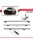 Land Rover Freelander (L314) 1998-2006 Arası ile Uyumlu Basıc Model Ara Atkı Tavan Barı Gri 3 Adet 5