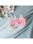 Kadın Pembe Unicorn Figürlü Peluş Uyku Göz Bandı 1