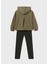 Kız Çocuk Kapişonlu Pullover Tayt 2 Li Set 7749 4