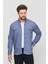 Slim Fit Erkek Çift Cepli Çıtçıtlı Kot Gömlek 1