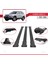 Hyundai Santa Fe (Sm) 2001-2006 Arası ile Uyumlu Fly Model Ara Atkı Tavan Barı Siyah 3 Adet 4