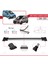 Ford Transit/tourneo Courier Post-Facelift 2018-2022 Arası ile Uyumlu Fly Model Ara Atkı Tavan Barı Gri 3 Adet 3