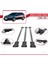 Honda Accord Tourer 2008-2012 Arası ile Uyumlu Fly Model Ara Atkı Tavan Barı Gri 3 Adet 4