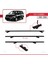 Seat Alhambra 2 (7n) 2010-2020 Arası ile Uyumlu Basıc Model Ara Atkı Tavan Barı Siyah 3 Adet 5