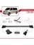 Volkswagen T5 Caravelle 2003-2015 Arası ile Uyumlu Fly Model Ara Atkı Tavan Barı Gri 2 Adet 4
