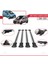 Ford Transit/tourneo Courier Post-Facelift 2018-2022 Arası ile Uyumlu Fly Model Ara Atkı Tavan Barı Gri 4 Adet 4