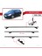 Kia Ceed (Ed) Sw Pre-Facelift 2006-2009 Arası ile Uyumlu Basıc Model Ara Atkı Tavan Barı Gri 3 Adet 5