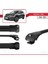 Nissan X-Trail 3 (T32) 2014-2021 Arası ile Uyumlu Ace-1 Ara Atkı Tavan Barı Siyah 3 Adet 3