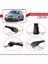 Mercedes C Class 2 (S203) 2000-2007 Arası ile Uyumlu Ace-1 Ara Atkı Tavan Barı Siyah 3 Adet 4