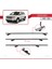 Lincoln Mkx (U388) 2007-2015 Arası ile Uyumlu Basıc Model Ara Atkı Tavan Barı Gri 3 Adet 5