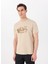 Bisiklet Yaka Baskılı Deve Tüyü Erkek T-Shirt J5SM-TST7385 3