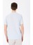 Bisiklet Yaka Jakarlı Açık Mavi Erkek T-Shirt F5SM-TST 2733 5