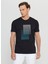Bisiklet Yaka Baskılı Siyah Erkek T-Shirt ACE091252410_SYH 3
