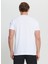 Bisiklet Yaka Baskılı Beyaz Erkek T-Shirt ACE091252410_BYZ 5