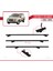 Chevrolet Uplander 2005-2009 Arası ile Uyumlu Basıc Model Ara Atkı Tavan Barı Siyah 2 Adet 5