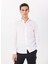 Relaxed Gömlek Yaka Düz Beyaz Erkek Gömlek J5SM-GML7227 3