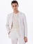 Slim Fit Ekru Erkek Çizgili Ceket F5SM-CKT 2425 4