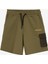 Lastikli Bel Basic Haki Erkek Çocuk Şort D5SB-SHT3235 1