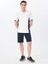 Blok Desenli Beyaz Erkek Polo T-Shirt J5SM-TST7316 3