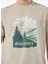 D5SM-TST3881 Mint Melanj Bisiklet Yaka Relaxed Baskılı Erkek T-Shirt 4