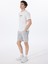 D5SM-TST3793 Beyaz Bisiklet Yaka Relaxed Baskılı Erkek T-Shirt 3