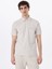 D5SM-TST3713 Taş Relaxed Düz Erkek Polo T-Shirt 3