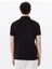 D5SM-TST3718 Siyah Relaxed Düz Erkek Polo T-Shirt 5