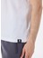 D5SM-TST3807 Beyaz Relaxed Düz Erkek Polo T-Shirt 4