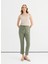 Normal Bel Standart Haki Kadın Pantolon 25YSL5357 1