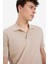 %100 Pamuk Regular Fit Polo Yaka Kısa Kollu Basic Düz Pike Kumaş Tişört C1293AX25SP 4