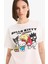Hello Kitty Oversize Geniş Kalıp Sırt Baskılı Kısa Kollu Tişört E6157AX25SM 4